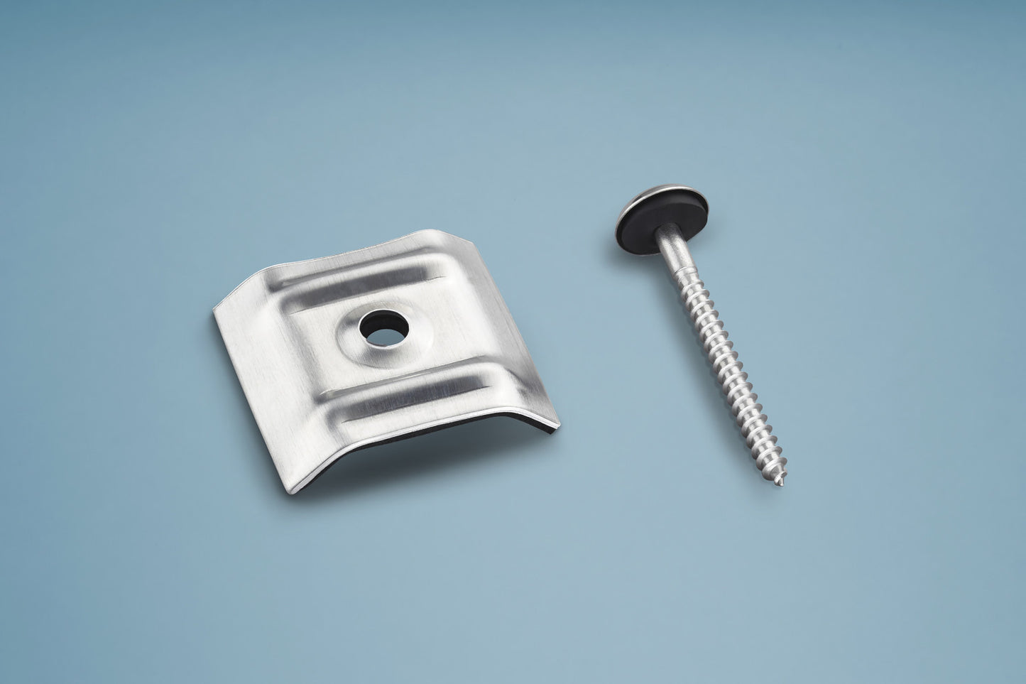 Kalotės spaustukai su nerūdijančio plieno varžtais