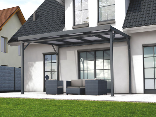 Gutta Premium brīvstāvošs terases jumts 3,06m dziļumā