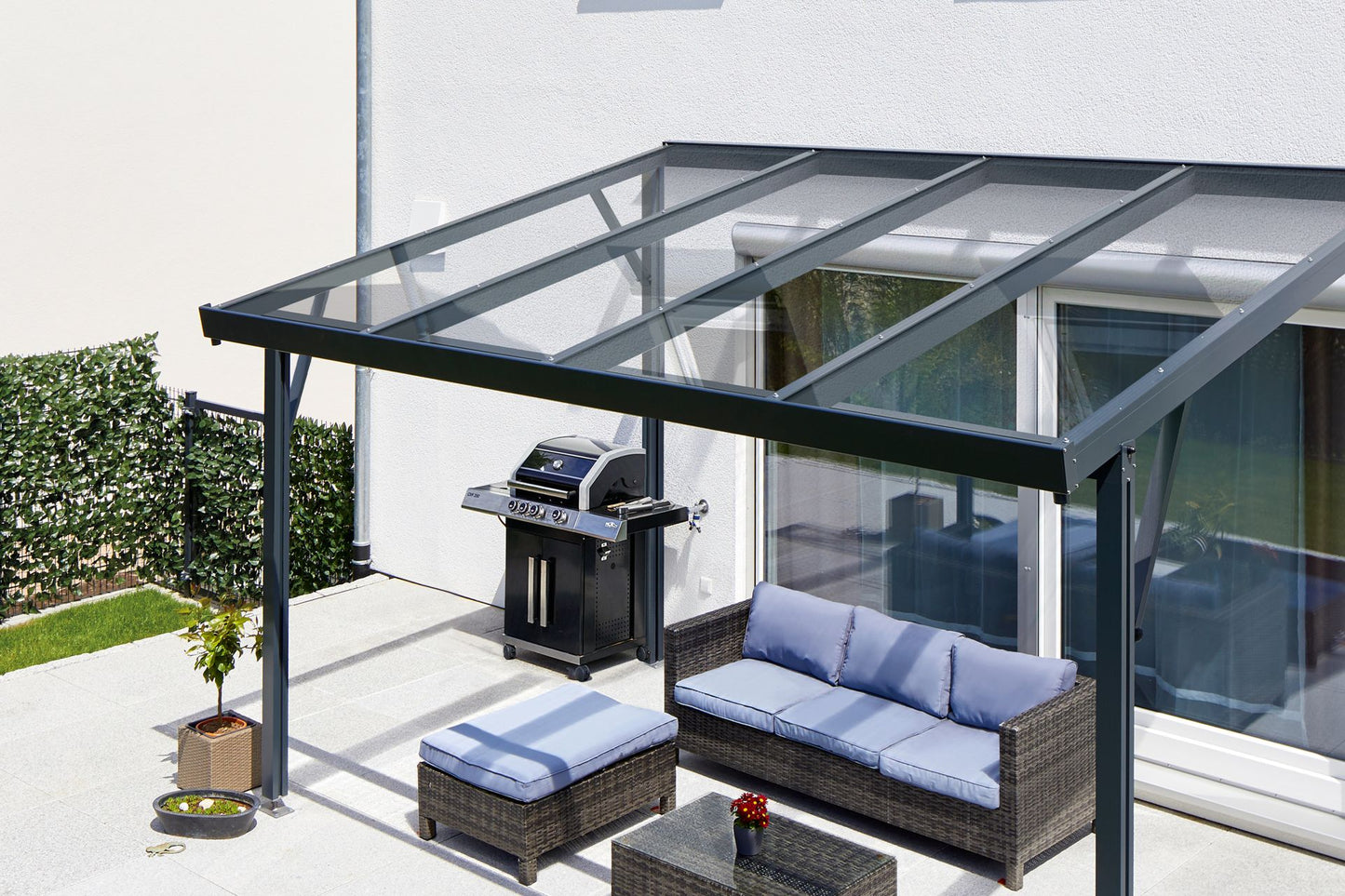 Gutta Premium brīvstāvošs terases jumts 3,06m dziļumā