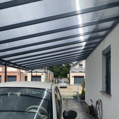 EKO Terases jumts ar 8mm polikarbonātu