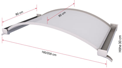 Ovalus arkinis baldakimas OV/B