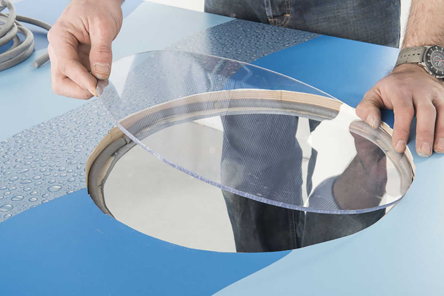 Polistireninis GPPS, skirtas hobiui, pleksiglasas, su lygiu paviršiumi