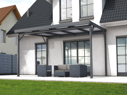 Gutta Premium brīvstāvošs terases jumts 3,06m dziļumā