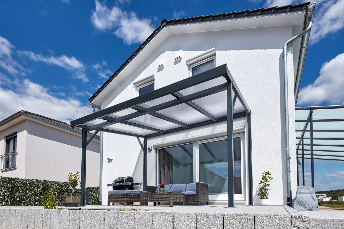 Gutta Premium brīvstāvošs terases jumts 3,06m dziļumā