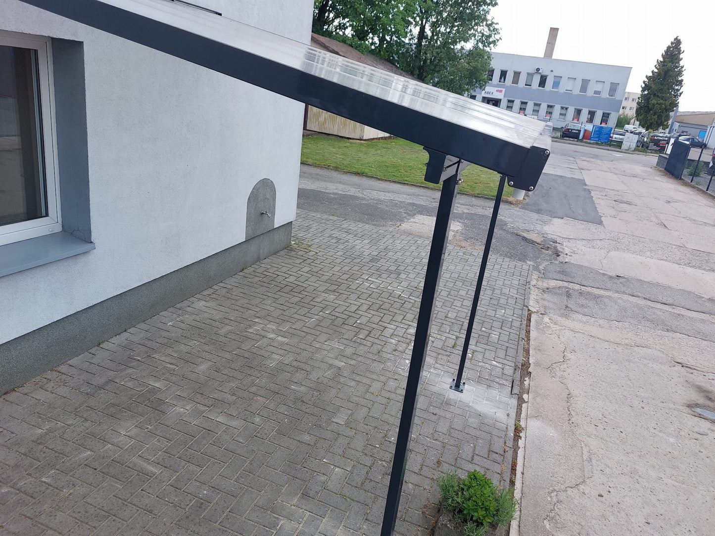 EKO Terases jumts ar 8mm polikarbonātu