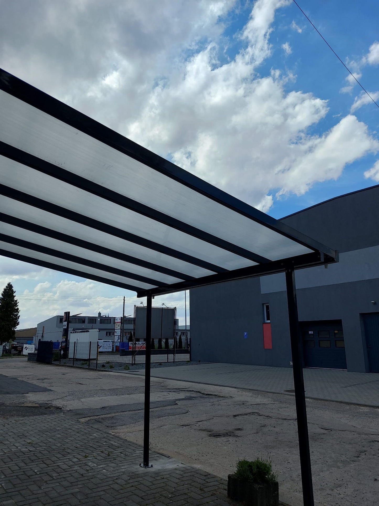 EKO Terases jumts ar 8mm polikarbonātu