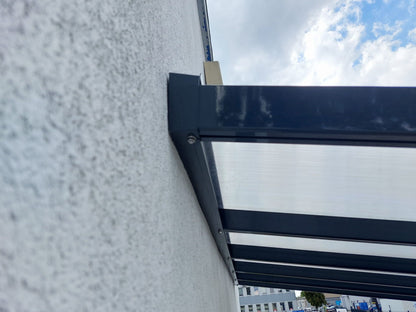 EKO Terases jumts ar 8mm polikarbonātu
