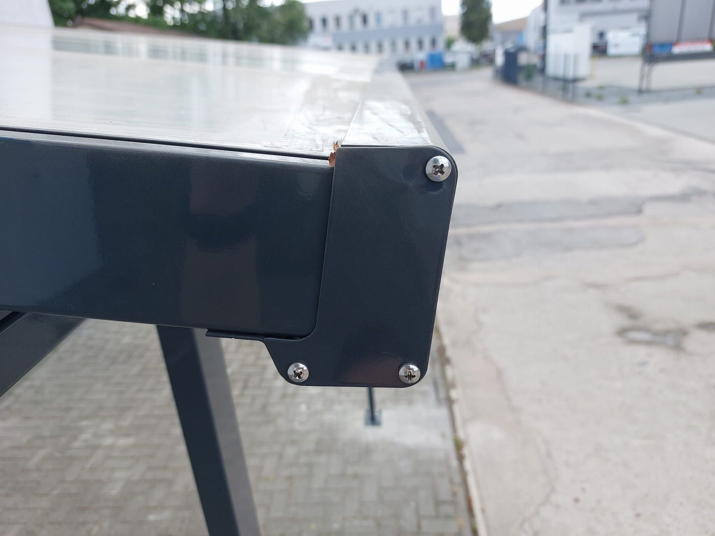 EKO Terases jumts ar 8mm polikarbonātu