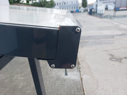 EKO Terases jumts ar 8mm polikarbonātu
