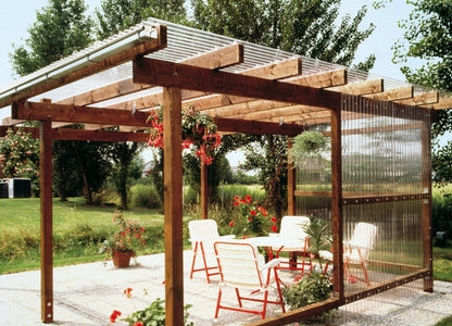 PVC profiliuoti lakštai 0,8 mm